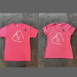 "We Can BEAT Cancer" Arthurized Pink T-shirt